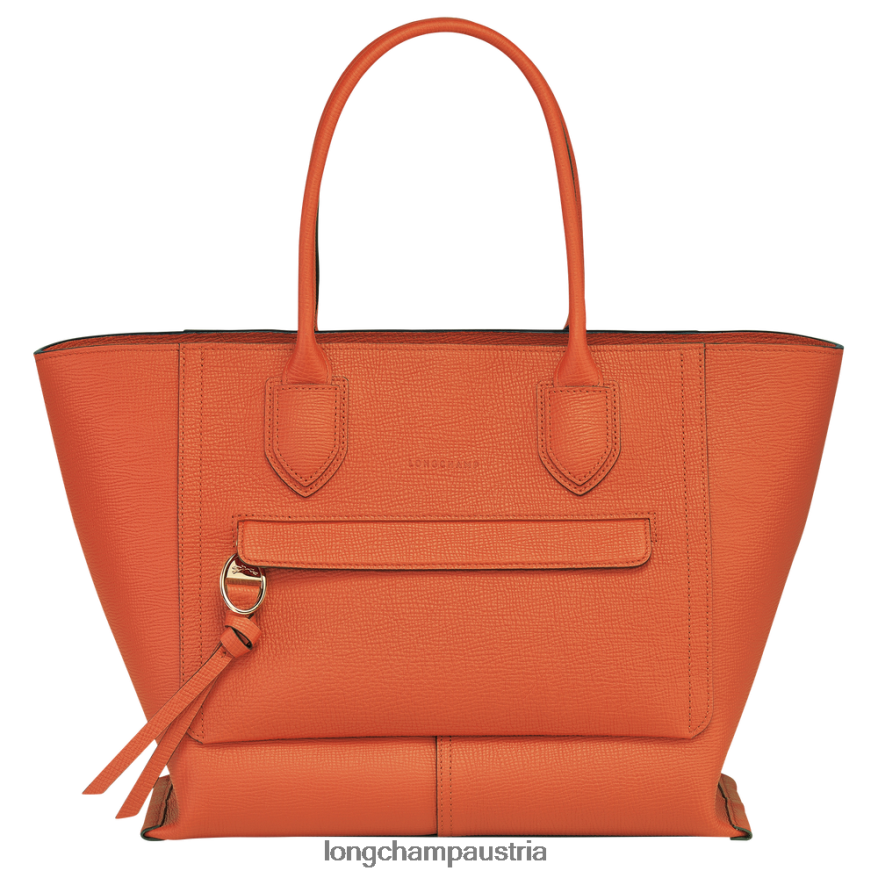 Taschen bei Longchamp Frauen Briefkasten-Handtasche Karotte 2008BJ174